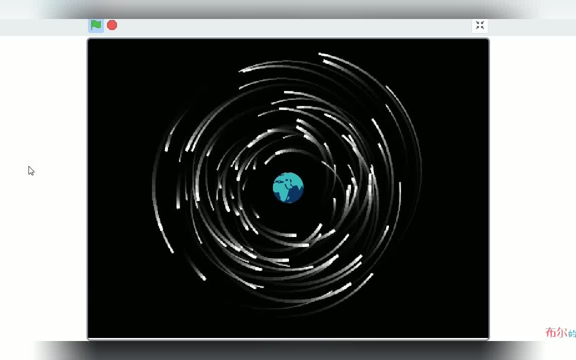 模拟卫星围绕地球运动的轨迹【scratch篇】哔哩哔哩bilibili