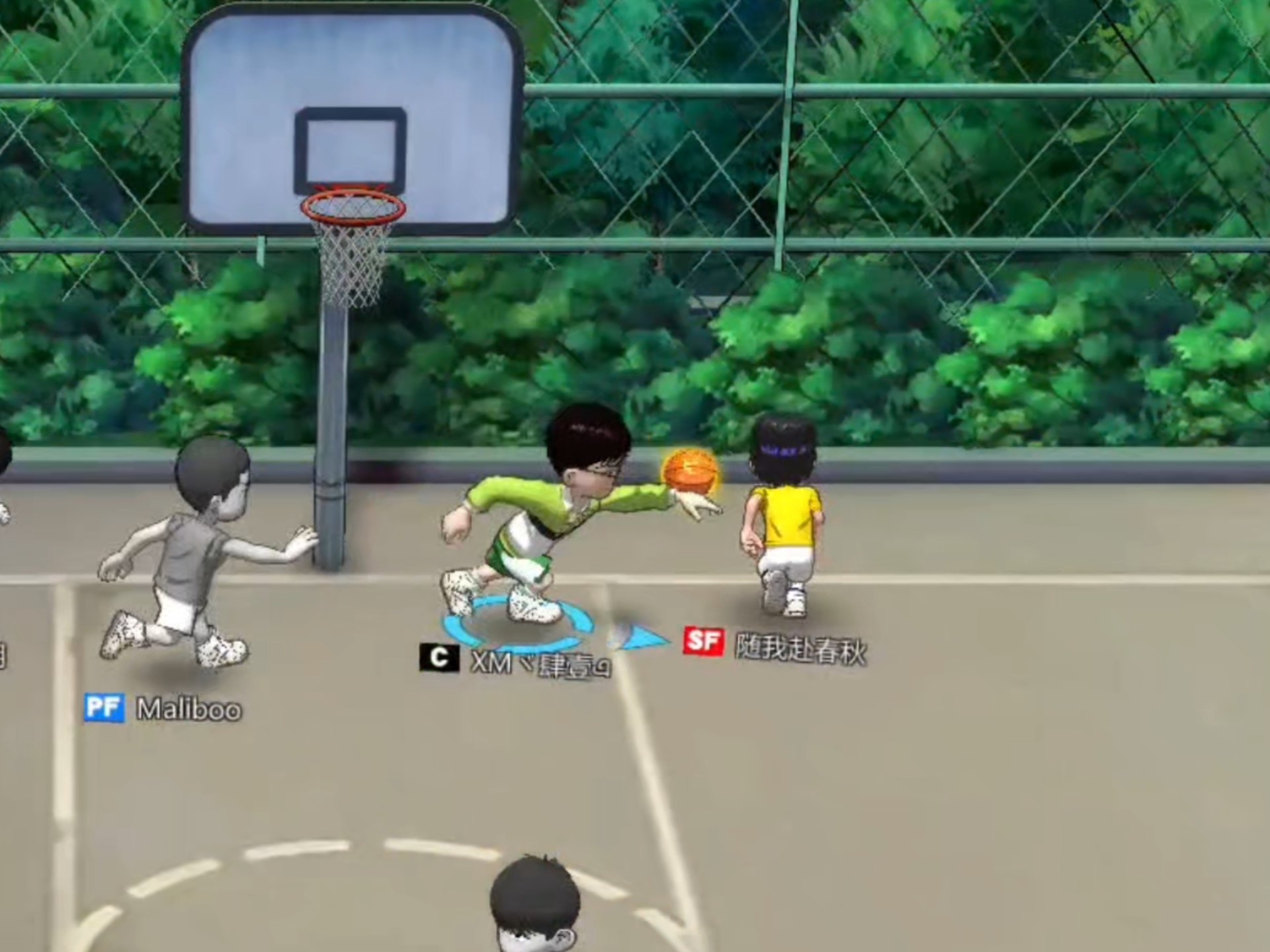 篮球是团队游戏