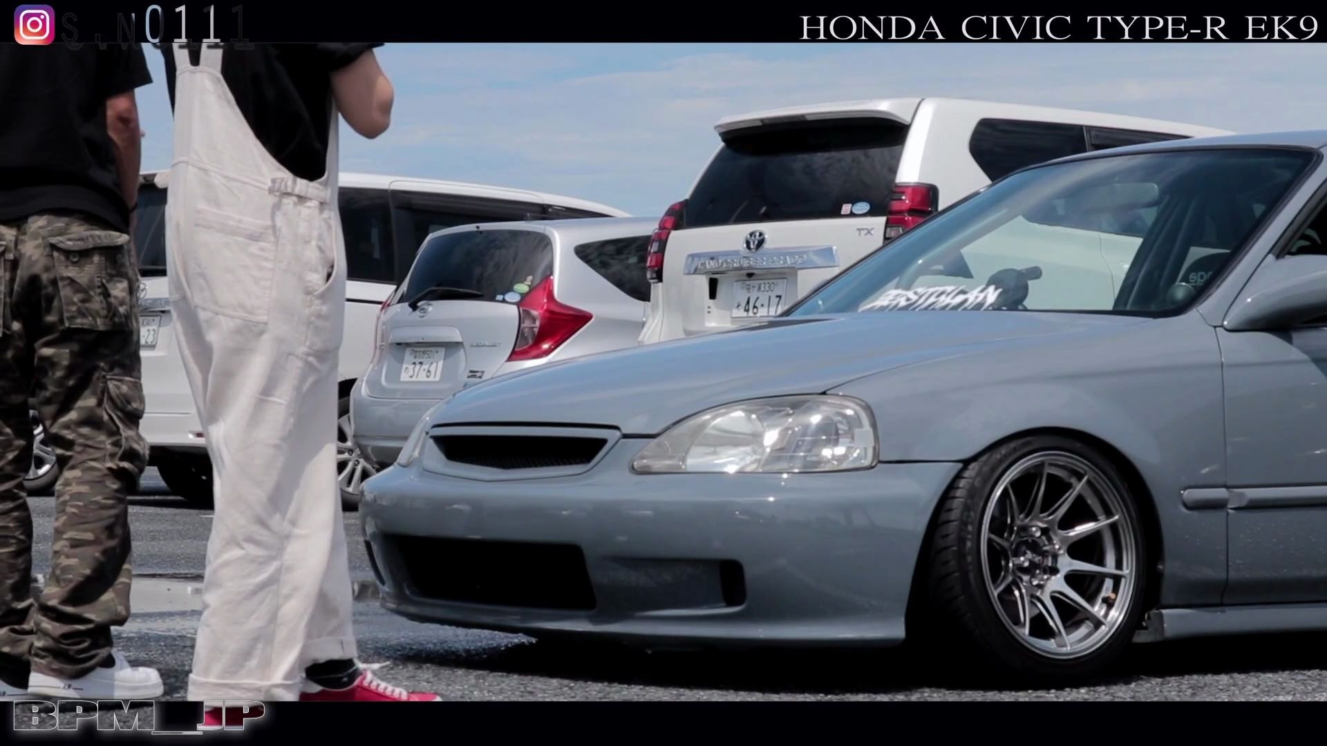 姿态玩家!灰色本田思域type-r(ek9)