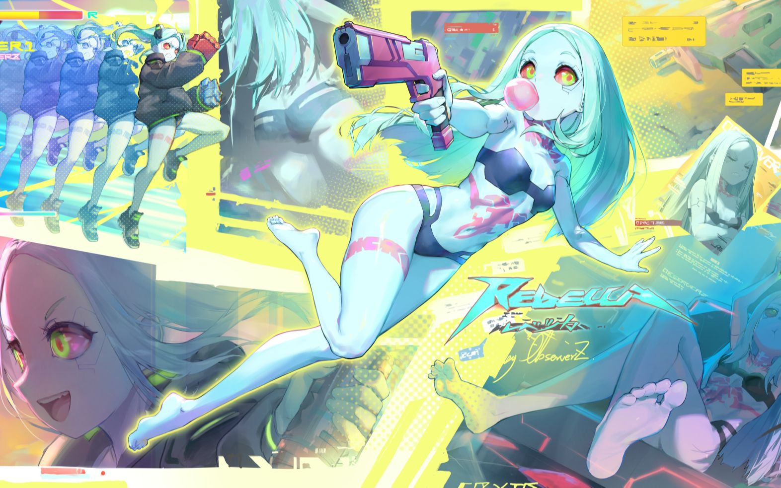 【赛博朋克:边缘陪伴者/ 丽贝卡】"好的,走吧,一路到顶!