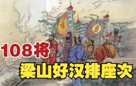 【水浒传】连环画之二十八:宋江东平府收双枪将董平,梁山泊108英雄排座次.四大名著小人书哔哩哔哩bilibili