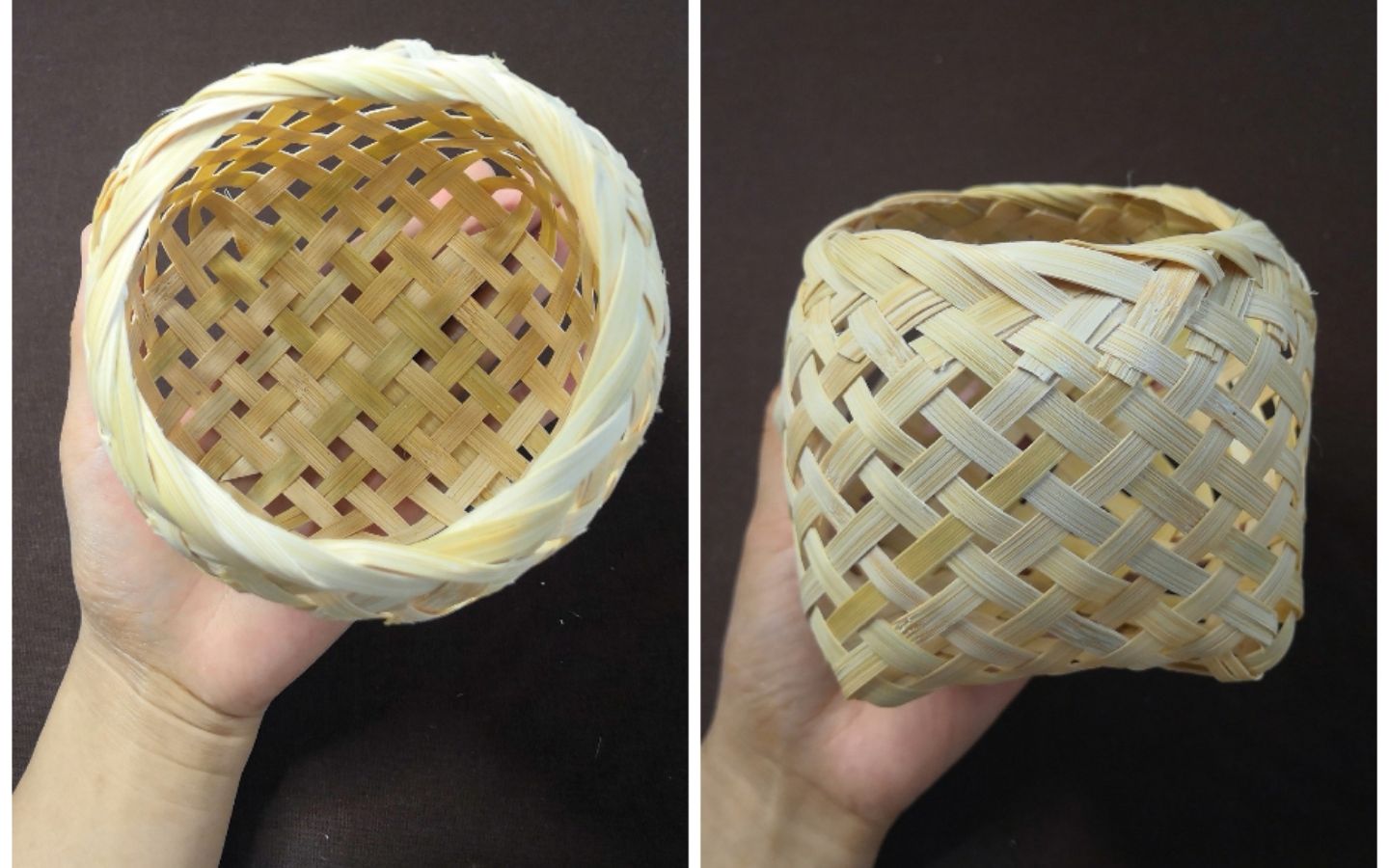 竹编小框最简单的方法,全程只有三个步骤,零基础也能两分钟学会_哔哩