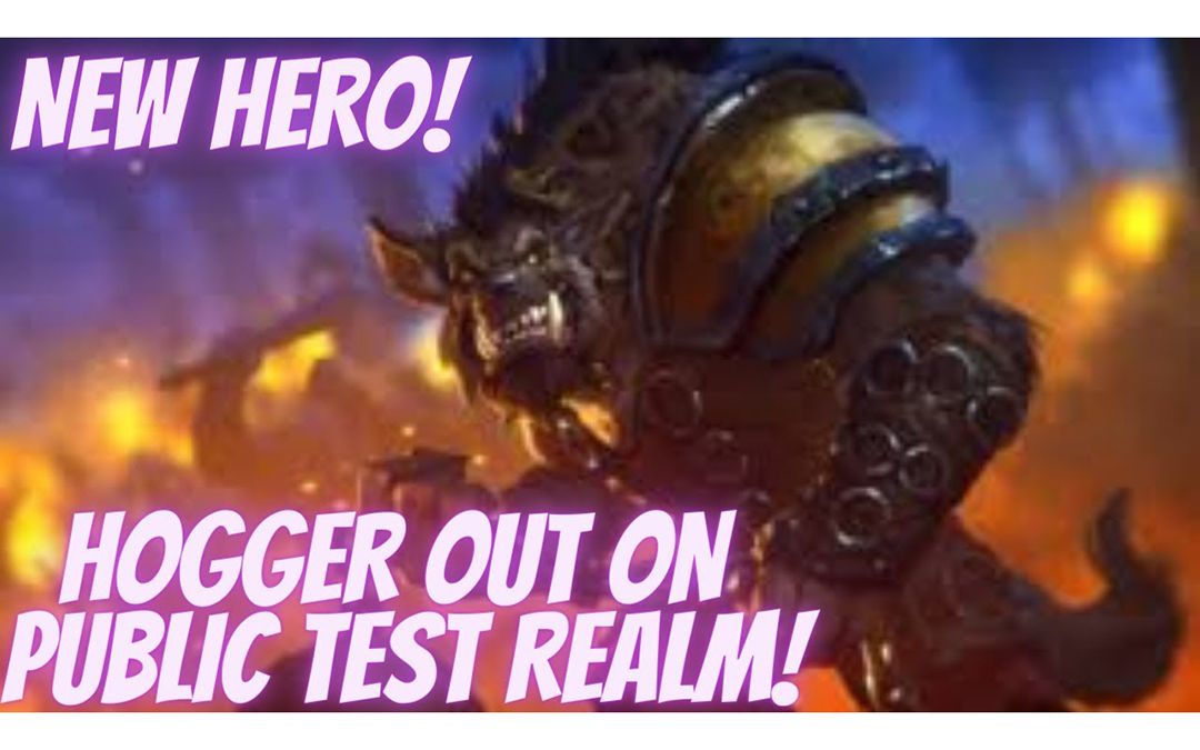 新英雄! 霍格已上线PTR! NEW HERO! HOGGER IS OUT ON PUBLIC TEST REALM!哔哩哔哩bilibili