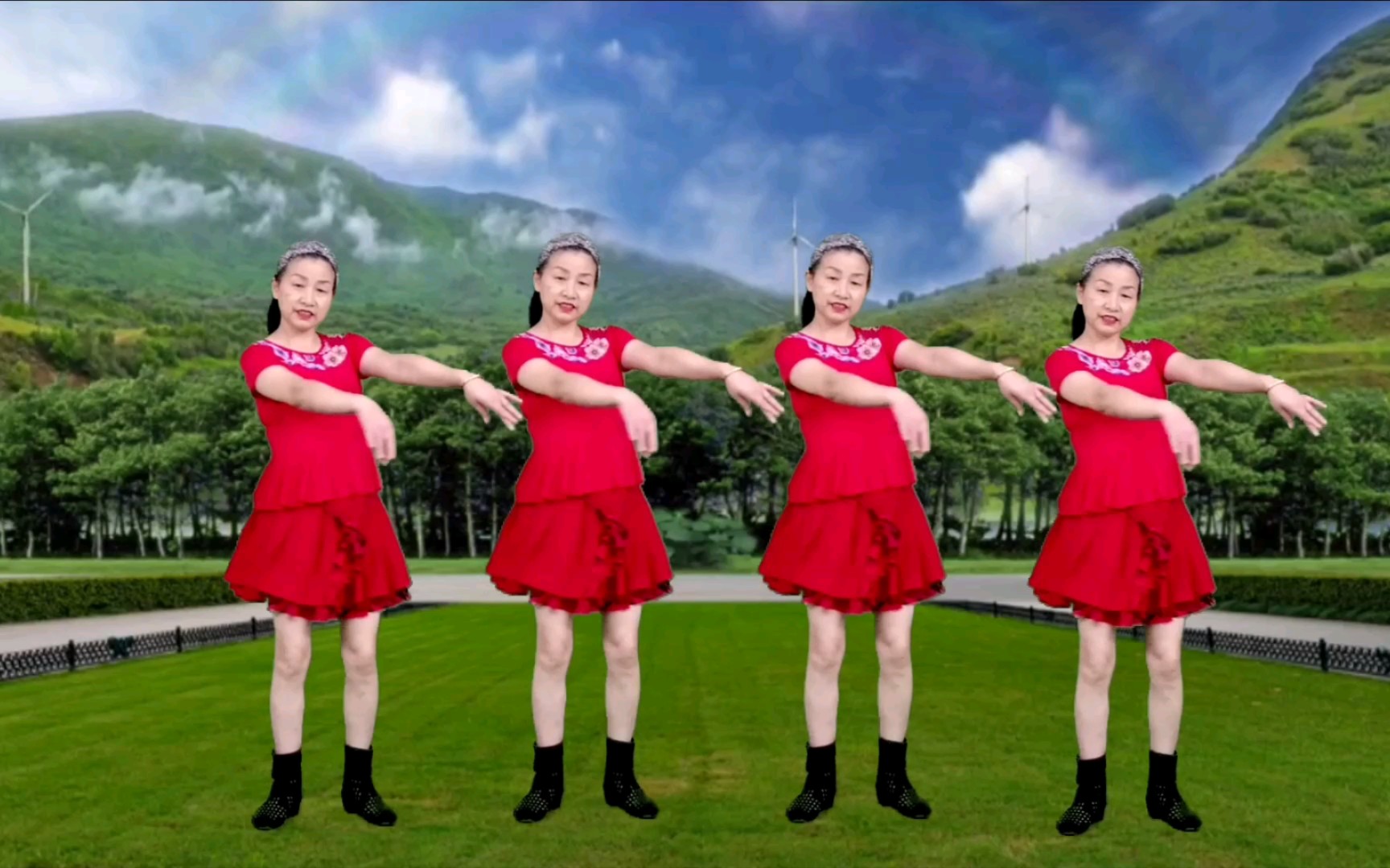 广场舞《相亲相爱共风雨》优美动听,简单好看,附教学