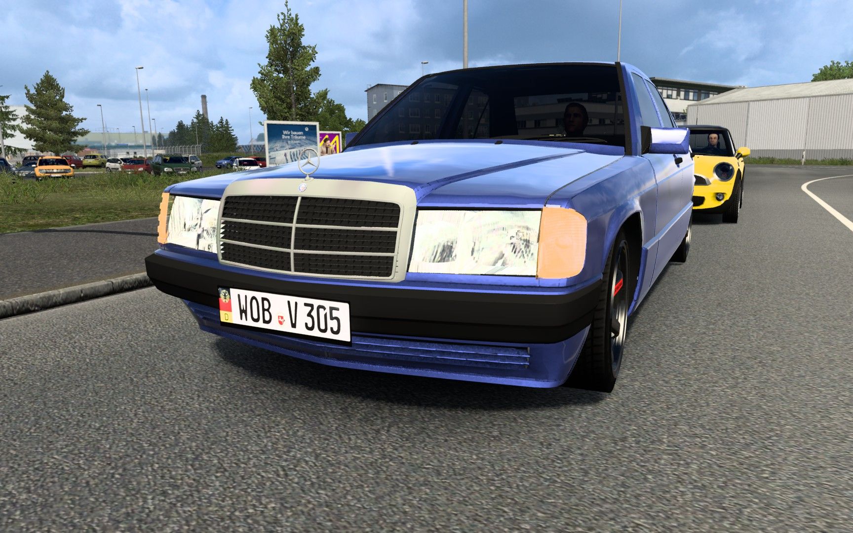 【欧美卡通用mod】奔驰w201 190e v3.2 1.47