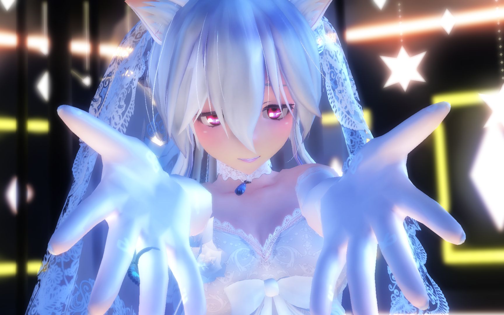【mmd】婚纱弱音 新人第一次尝试ik渲染