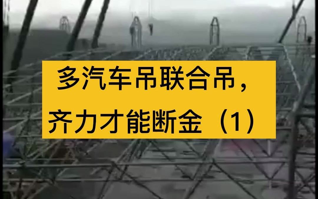 [图]多汽车吊联合吊，齐力才能断金（1）