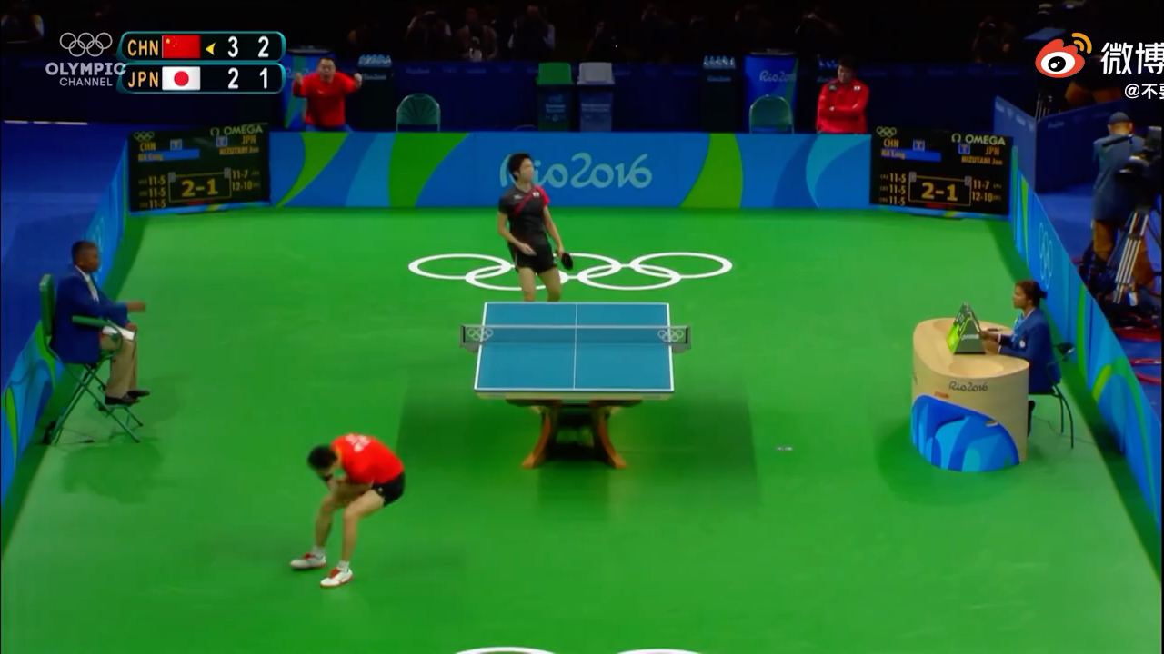 马龙vs水谷隼 精彩18连拍