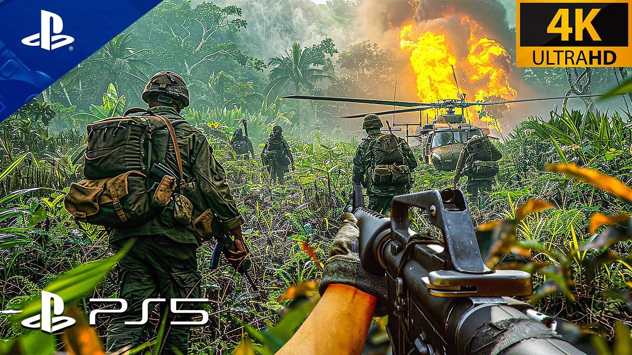 越南战争 1968™ 在 ps5 上看起来绝对恐怖逼真沉浸式超级图形游戏