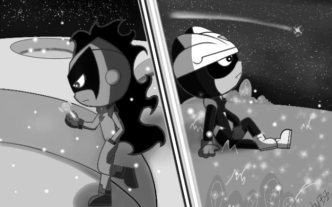 伽小你我之距星辰之间官方画风3灵感来自开心超人联盟小心超人伽罗