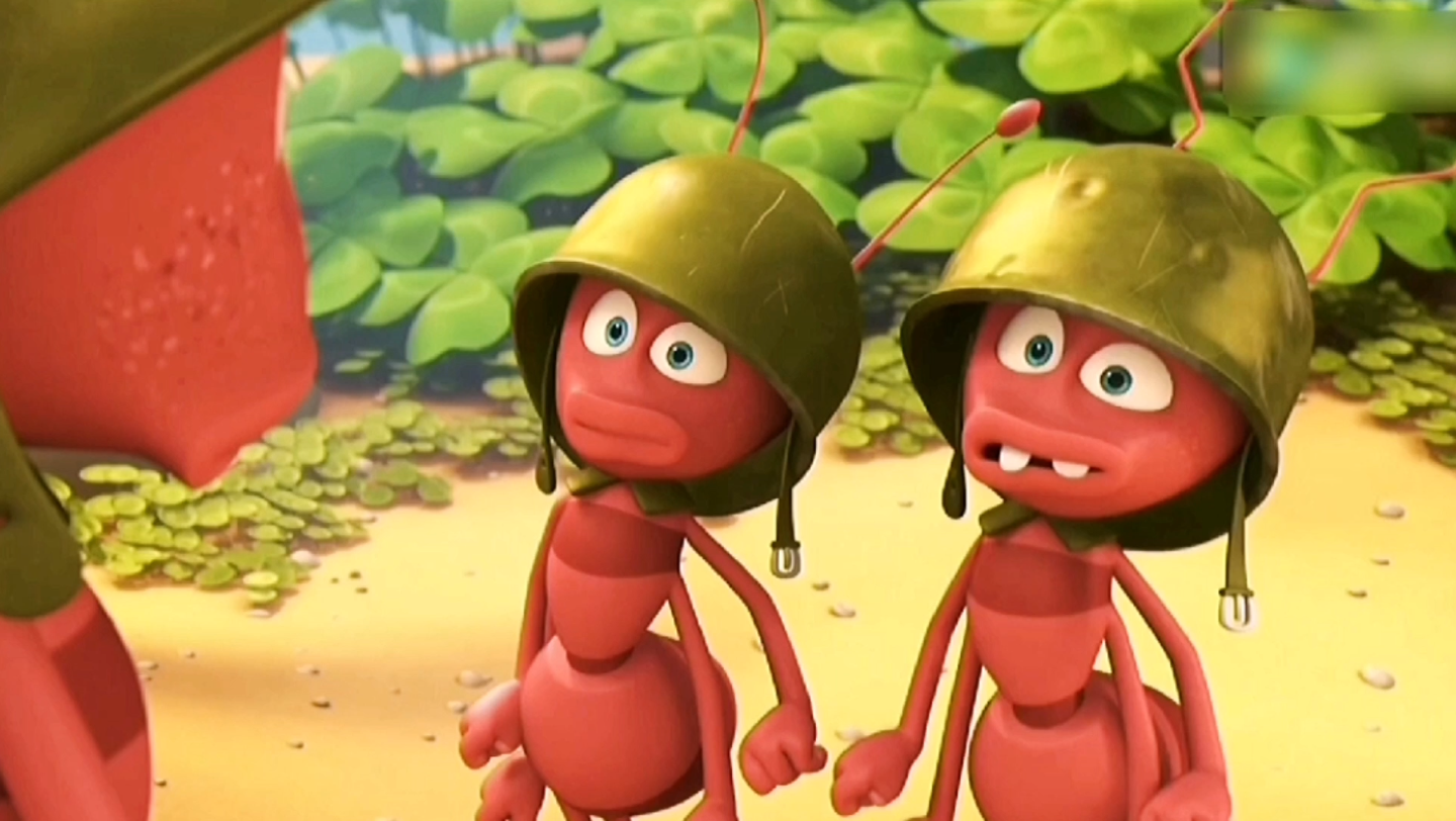 玛雅蜜蜂历险记:这两只小憨憨蚂蚁,谜一样的操作