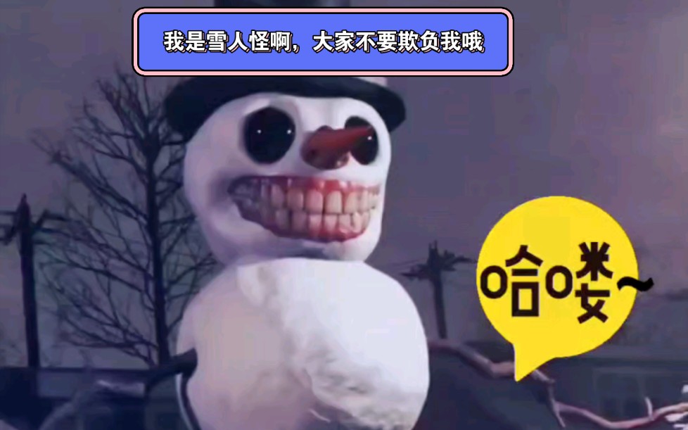我是雪人怪啊,大家不要欺负我哦