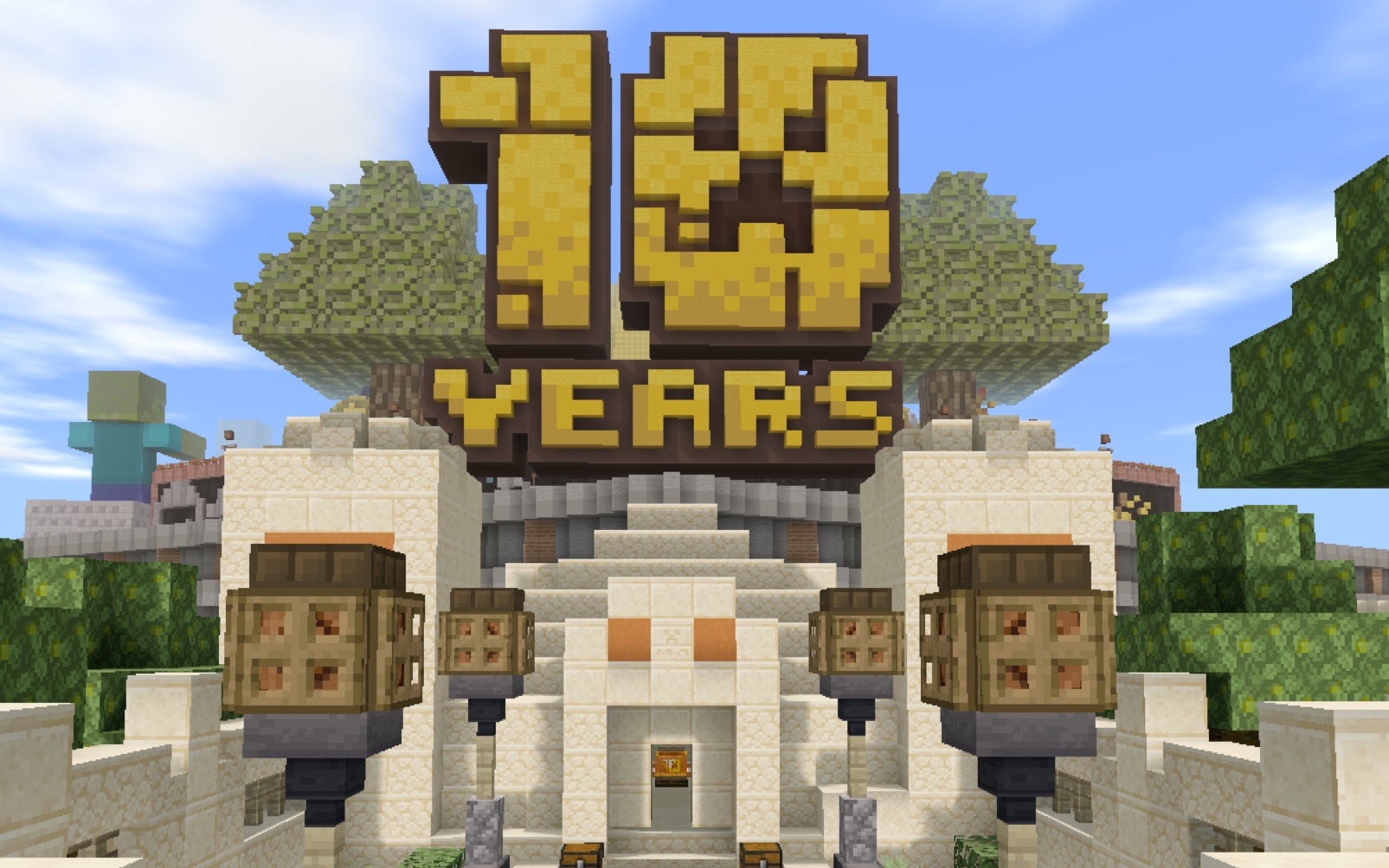 minecraft 10周年纪念地图!l blead_ward