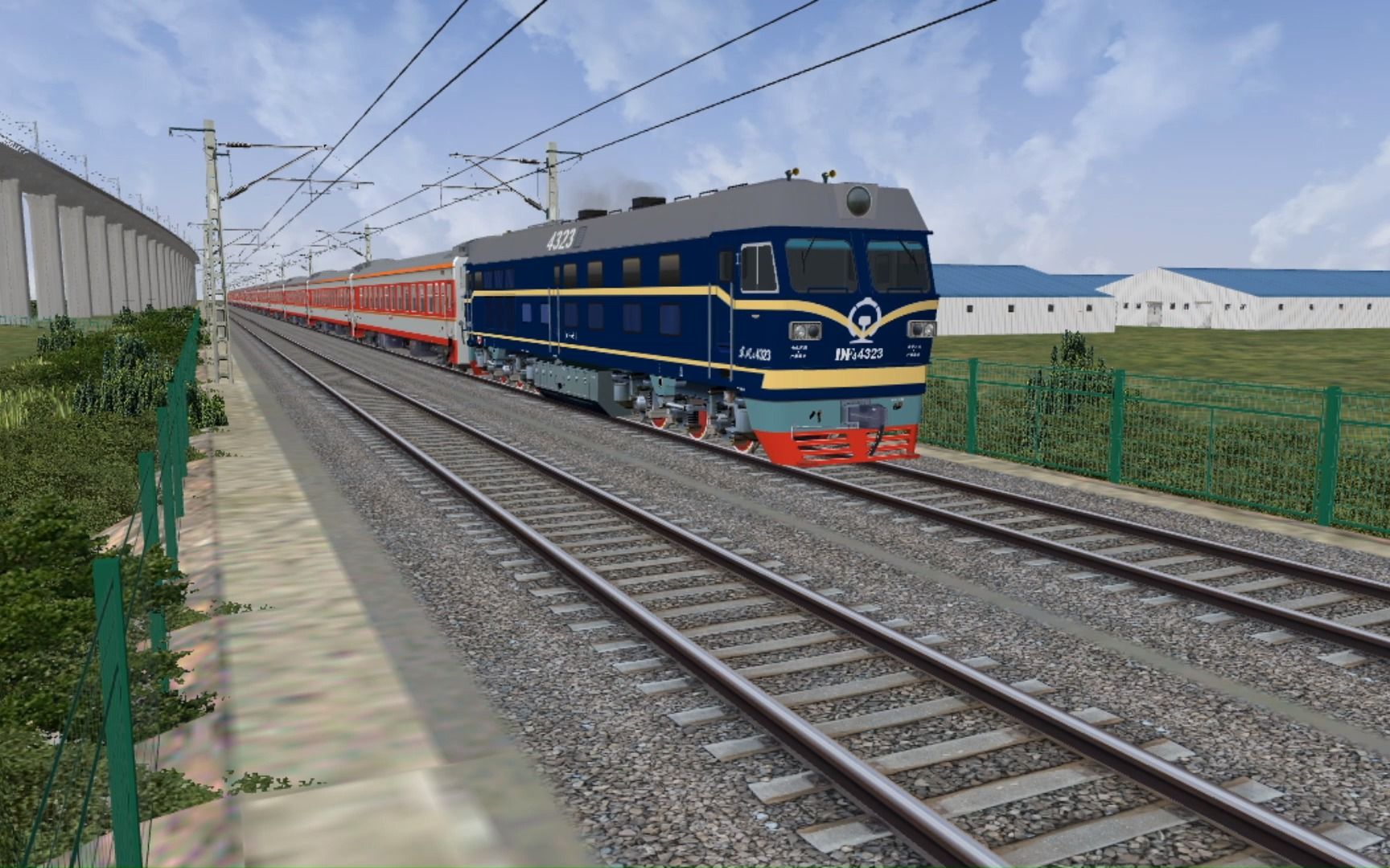 【msts/or】df4c牵引14辆yz25g