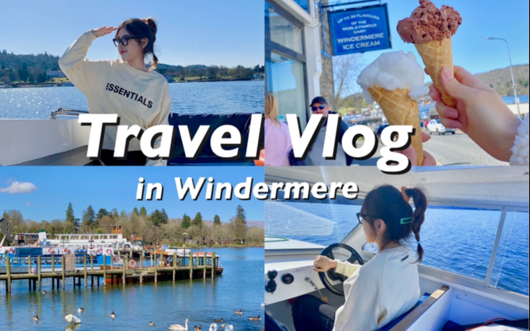 英国旅游Vlog|温德米尔一日游,Windermere Lake, 彼得兔博物馆,去开船啦!哔哩哔哩bilibili