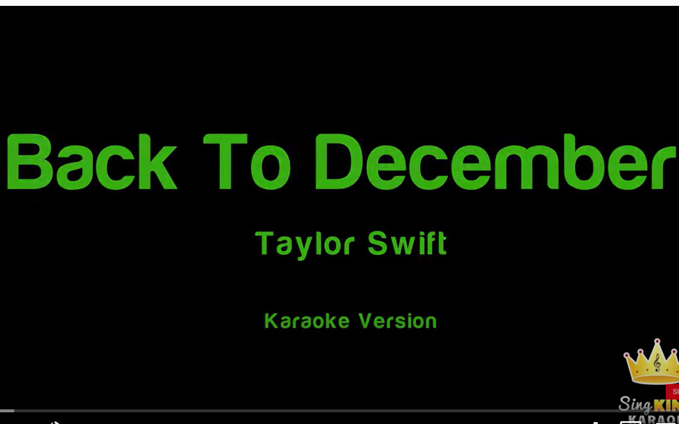 [图]Back to December - Taylor Swift 1/3 霉霉 翻唱 教唱 英文歌教学 唱歌教程 保姆级教程 唱歌学英语 英语发音 英语口语