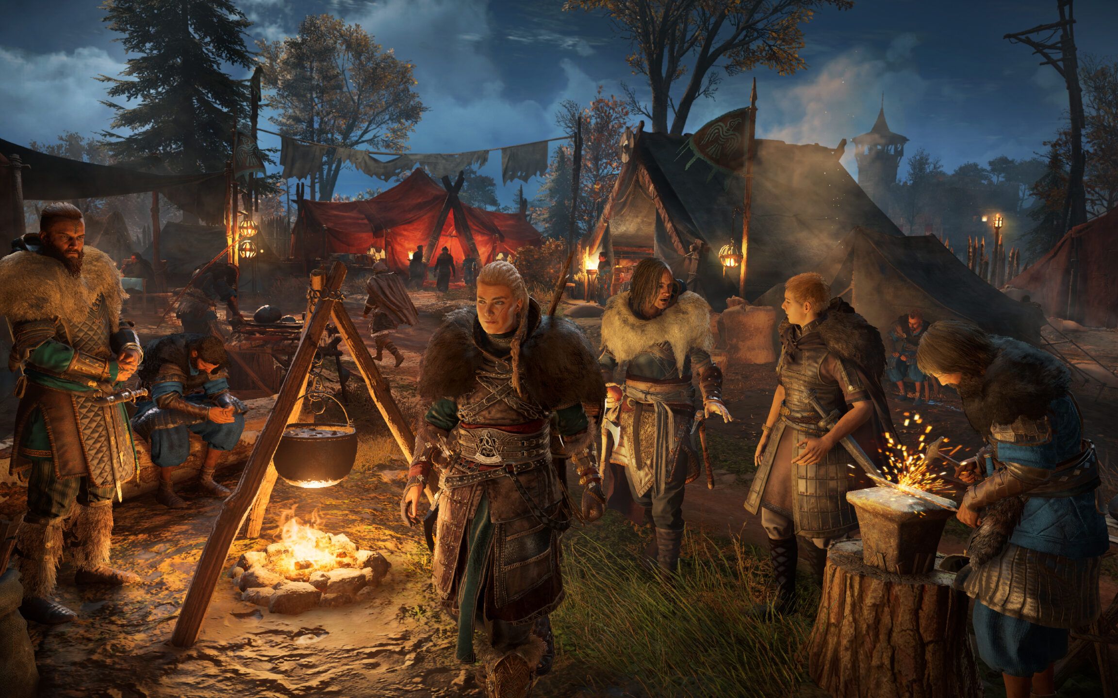 刺客信条 英灵殿 初见游玩 什罗普郡 xbox one x(2)