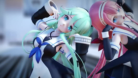 Mmd艦これ 白露型江風 山風 海風の3人で Arrow 哔哩哔哩 つロ干杯 Bilibili