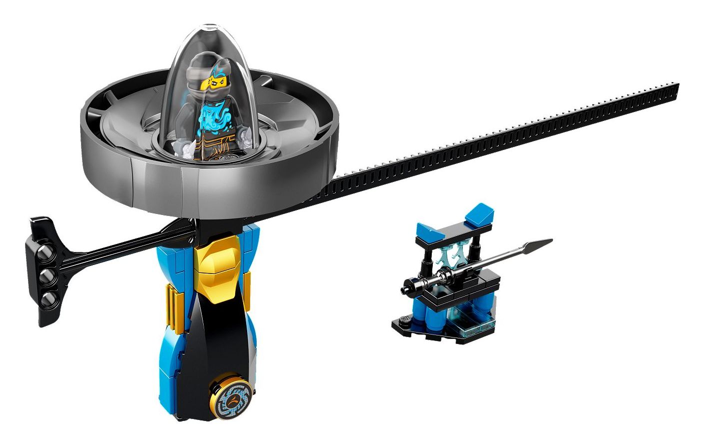 乐高 lego 70634 幻影忍者 旋转大师妮雅 拼搭搬砖视频