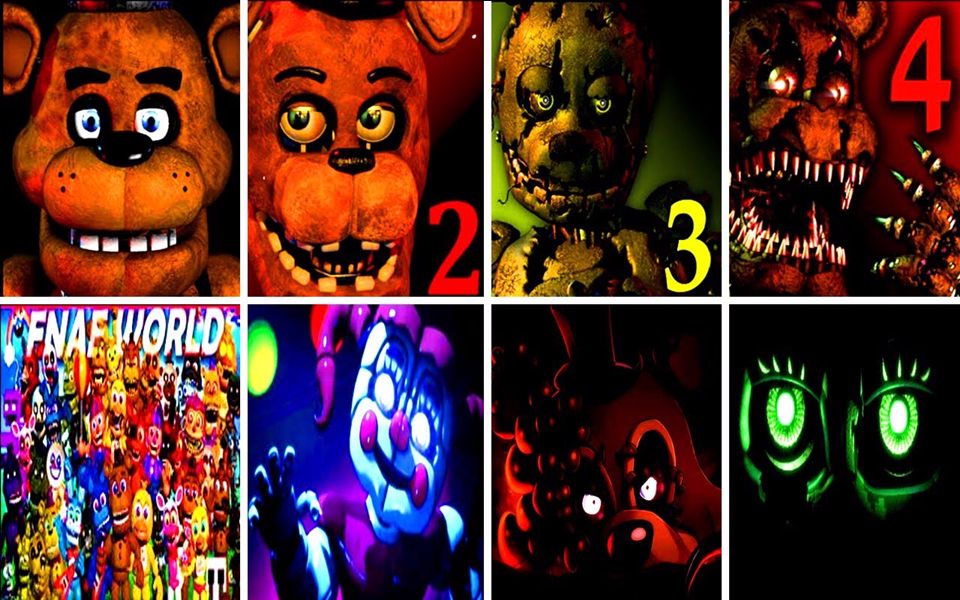 【fnaf 3週年紀念#3】 fnaf 1 2 3 4 sl world 跳殺模擬器 丨還記得