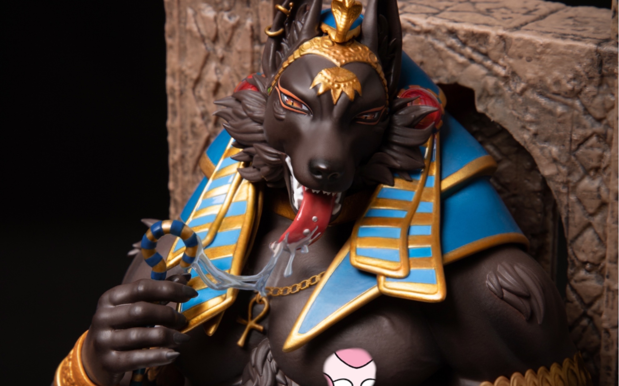 阿努比斯 手办雕像 有牛慎入