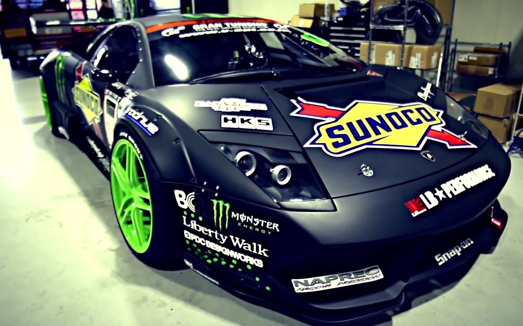 魔爪手工改造出全世界第一台兰博基尼的漂移赛车!_哔哩哔哩_bilibili