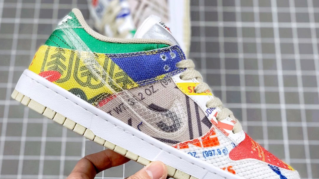 nk sb dunk low sp"city market白彩色 超级市场 大厂纯原出品
