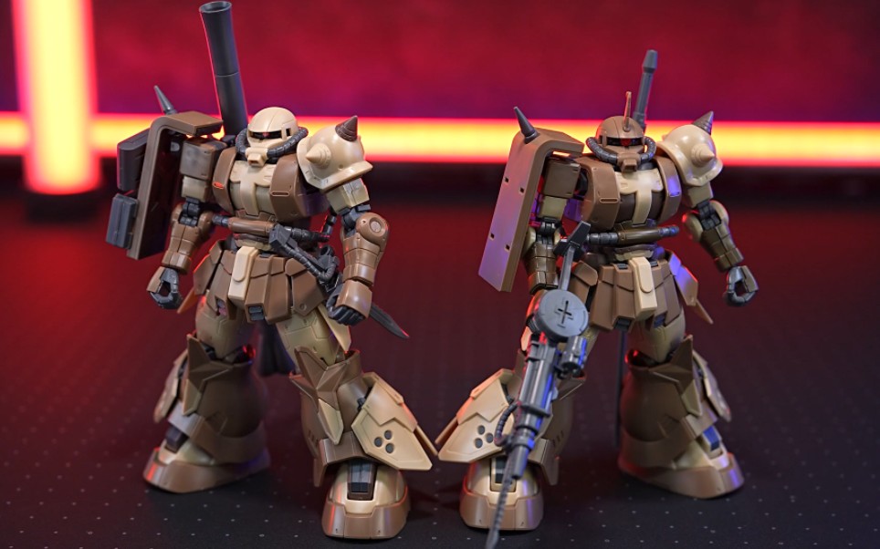 [女驾驶员]万代8月 pb限定 hg 库库鲁斯多安的岛 高机动扎古 地上型