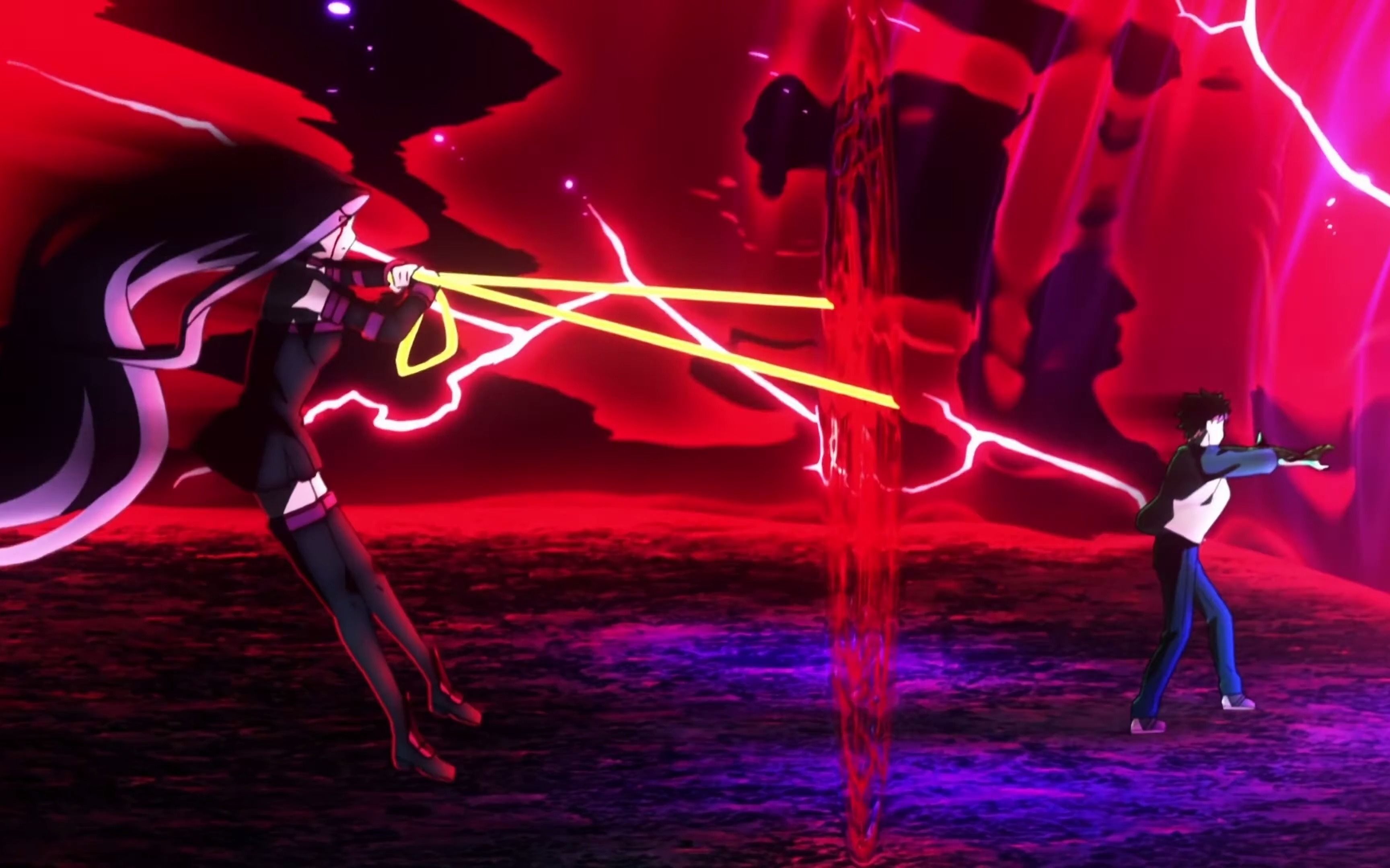 fatestay night heavens feel lll - 美杜莎 vs saber [4k]