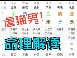 Download Video: 虐猫男生徐某八字分析！人为什么会变态！