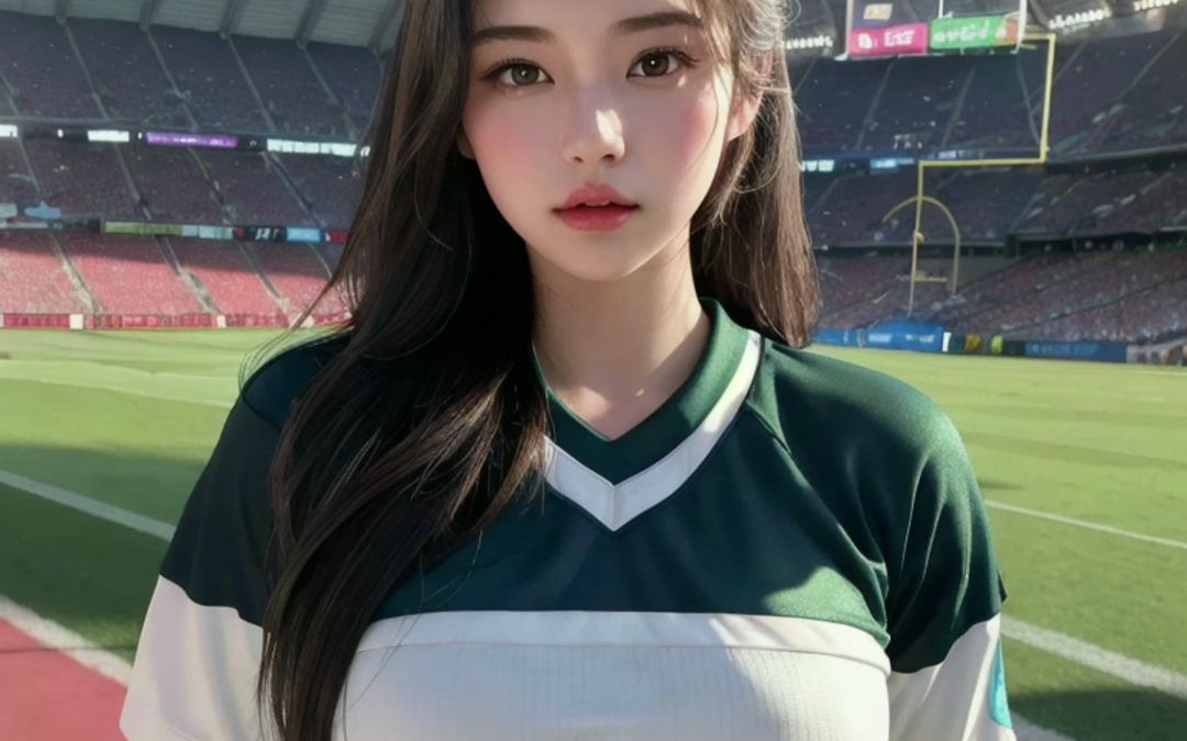 ai制造-女神李雅琳(aria lee) 足球宝贝系列 来自ai数字世界