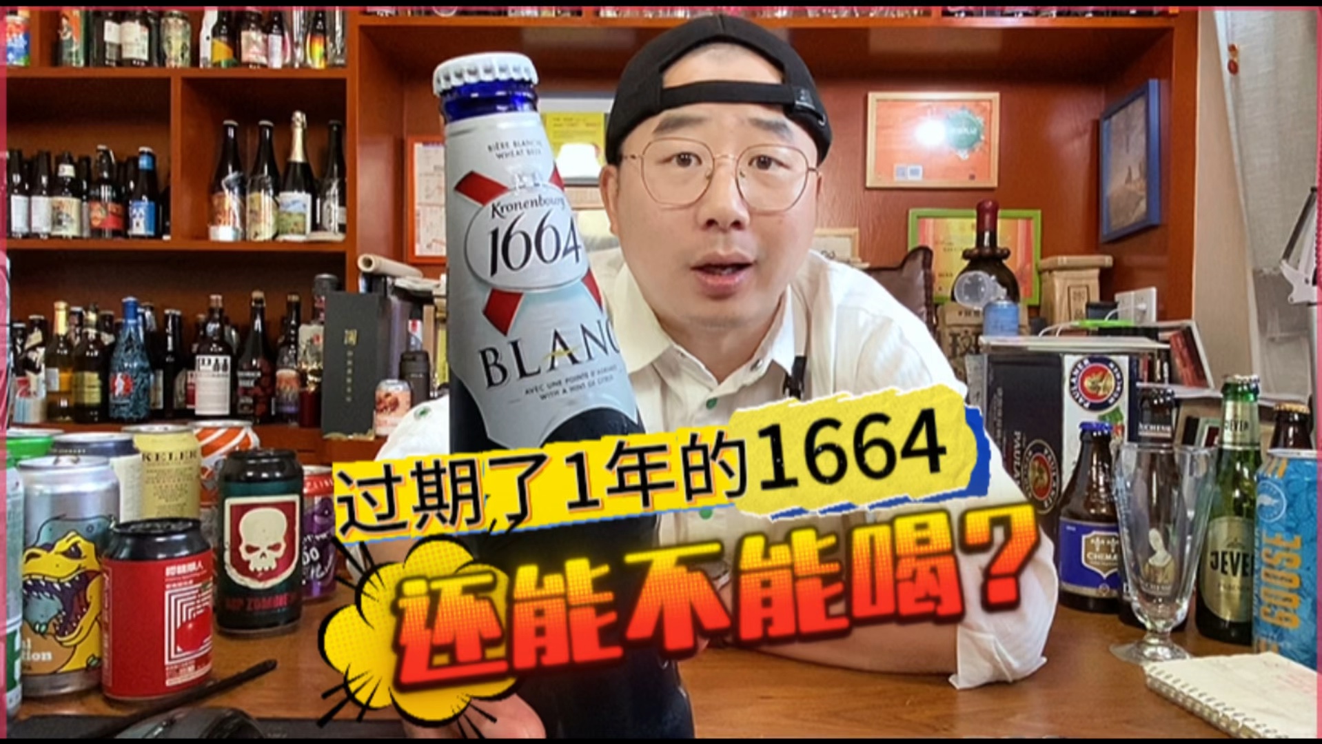 过期的1664啤酒,到底还能不能喝?哔哩哔哩bilibili