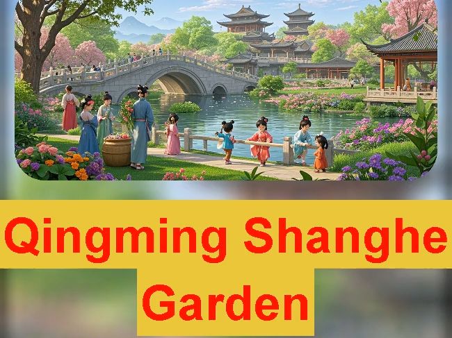 每日英语听读73清明上河图 qingming shanghe garden