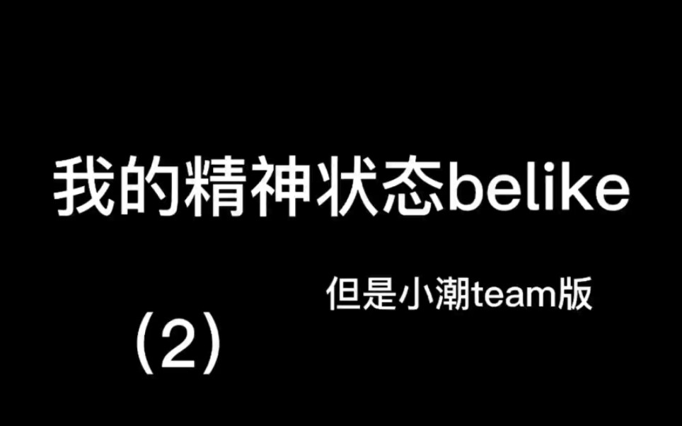 [图]我的精神状态belike（但是小潮team版）（2）