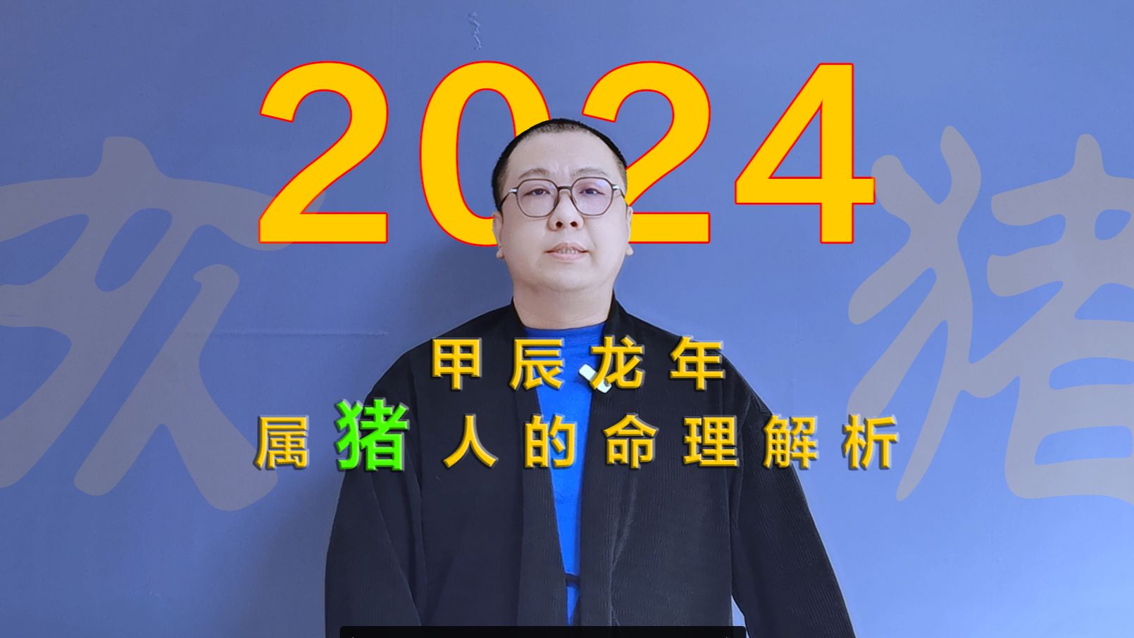 2024 甲辰龙年 属猪人的命理解析哔哩哔哩bilibili