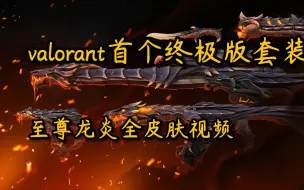 Descargar video: valorant 至尊龙炎-首个终极版套装 全武器皮肤视频 快来看看有没有你喜欢的皮肤吧 至尊龍燄