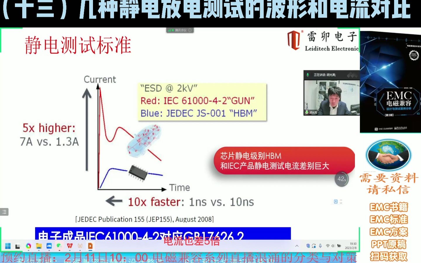 (十三)几种静电放电测试的波形和电流对比哔哩哔哩bilibili