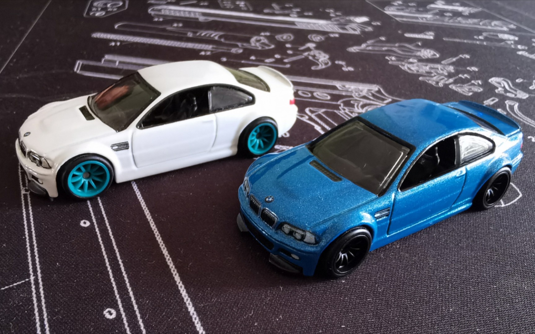 评测风火轮汽车文化德国设计系列宝马m3(e46)对比速度与激情系列(bmw