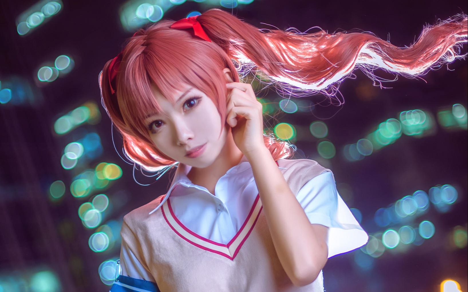 傻妹妹的羽桑姐姐小姐姐cos白井黑子我是风纪委员