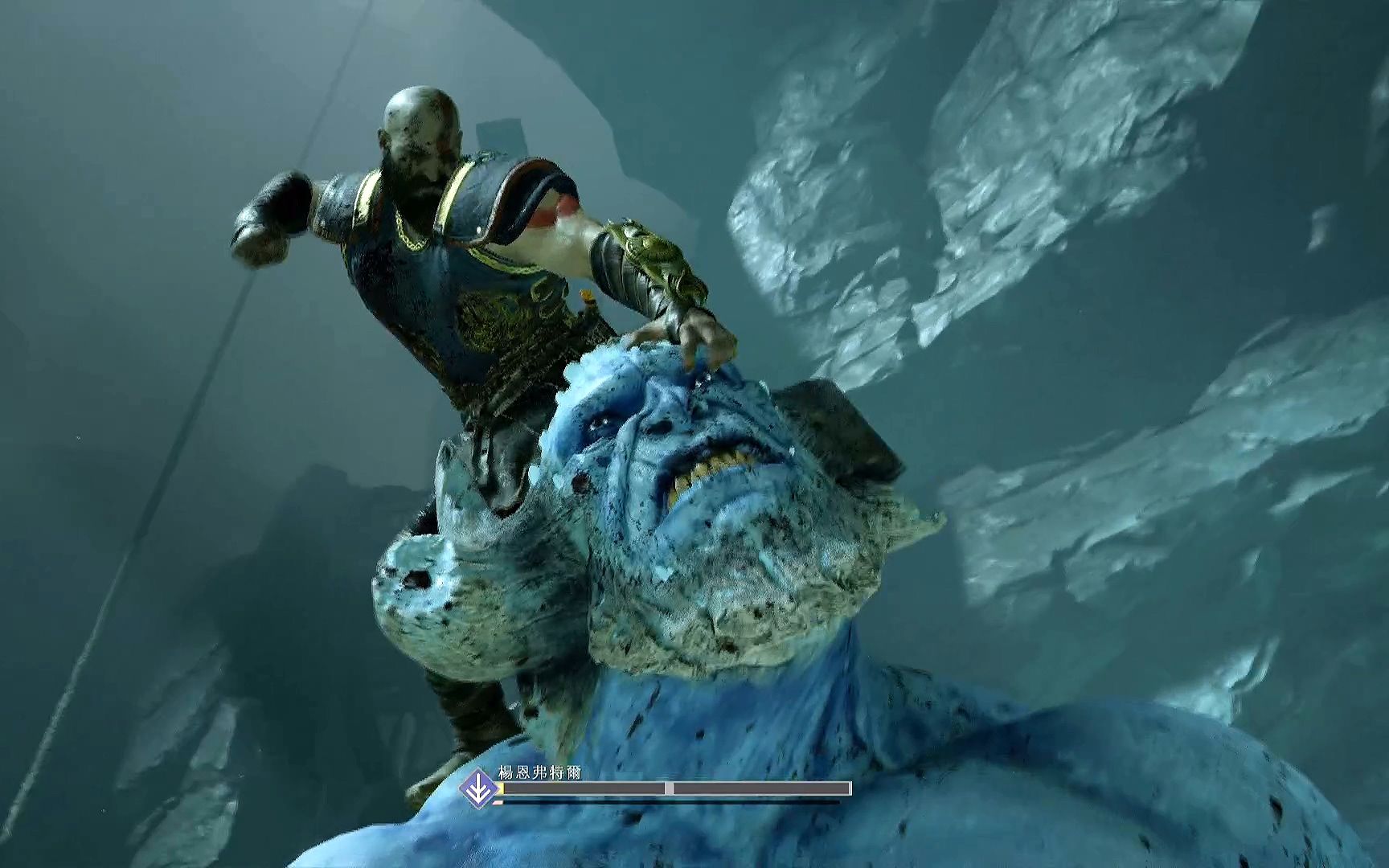 【零玄夜】《战神4》开荒冰霜巨人boss战!