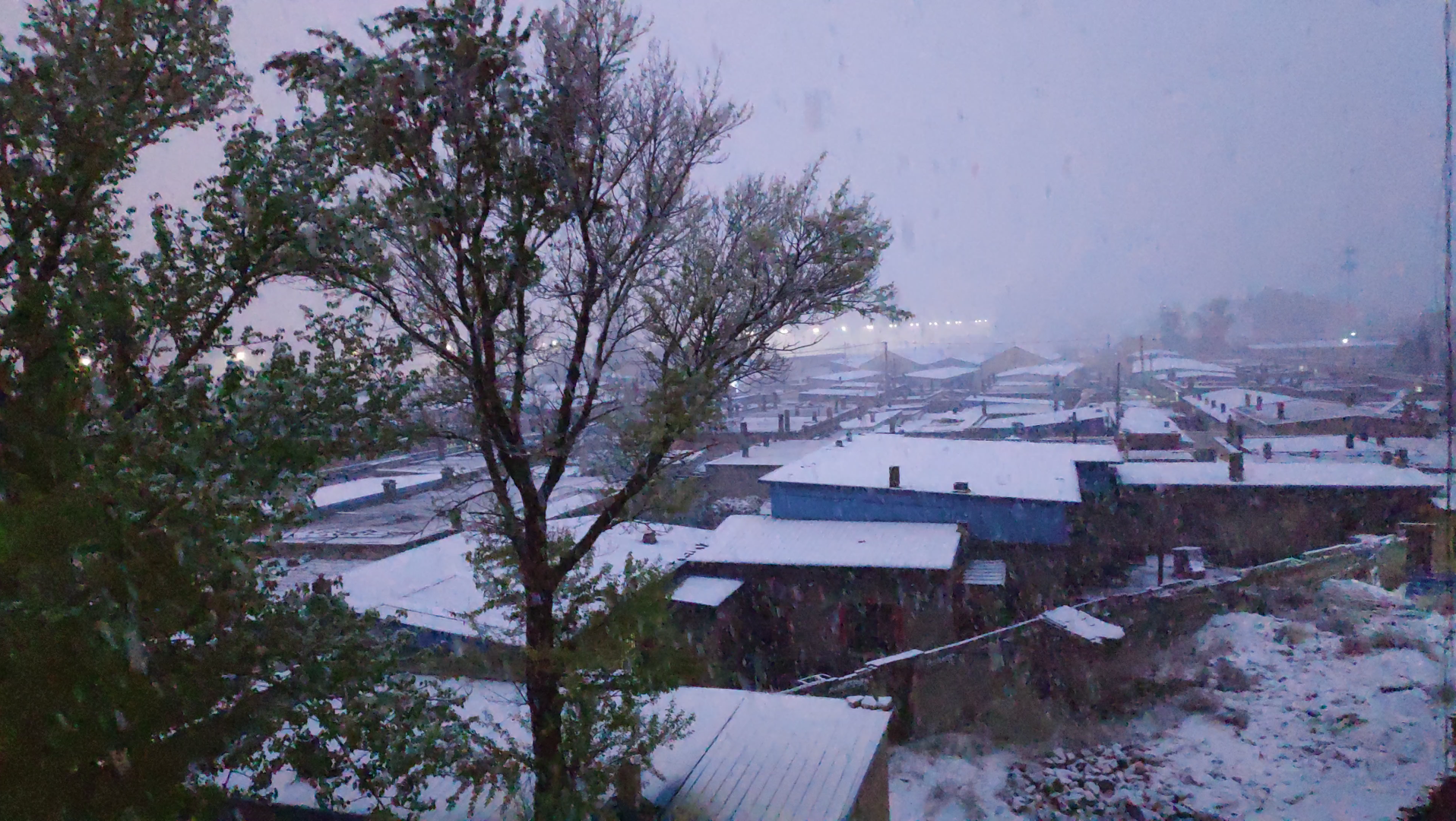 [图]雁门关外，四月底，飘了一天的雪。