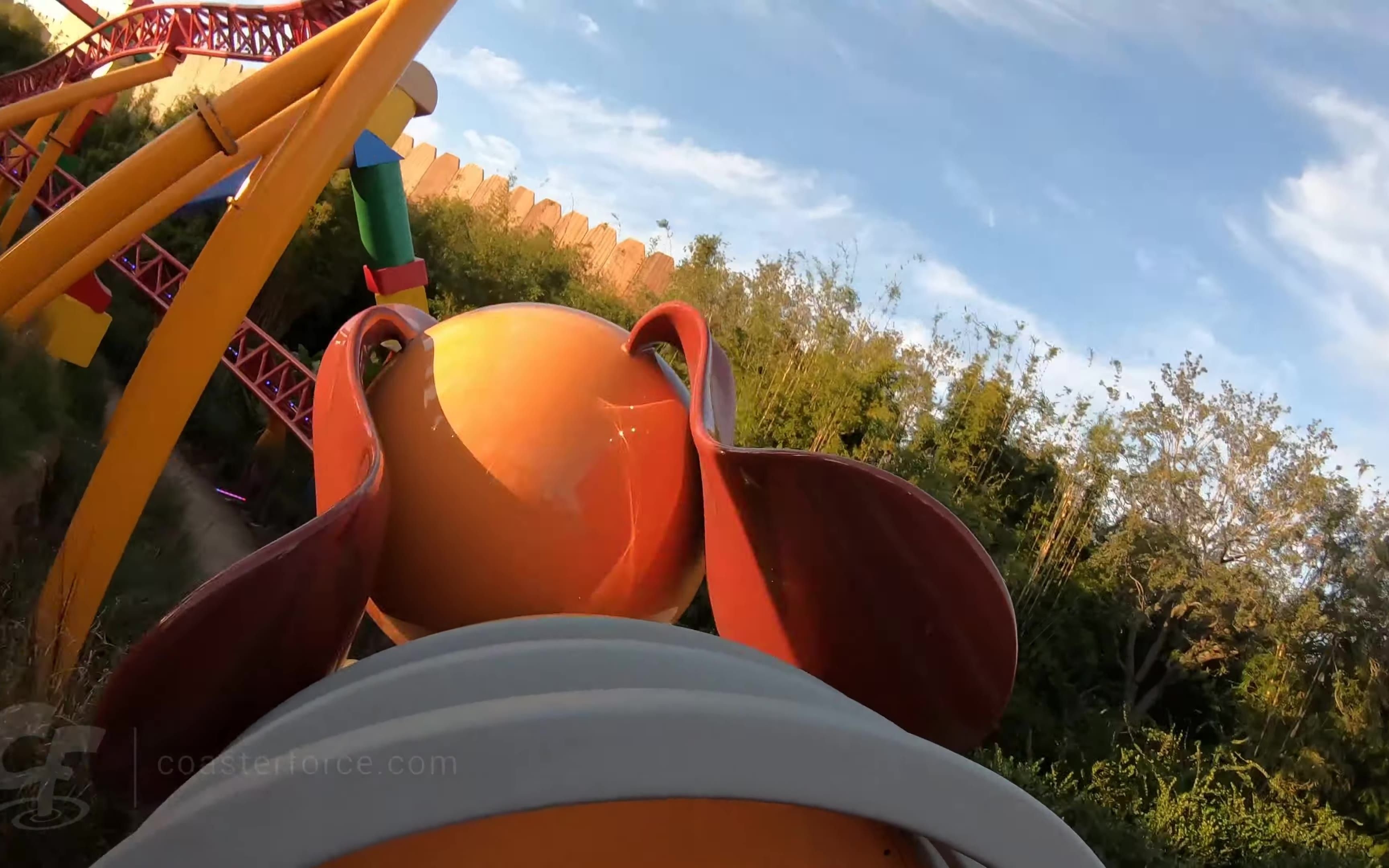 【4k60帧】第一视角: 弹簧狗(slinky dog dash)过山车|迪士尼好莱坞