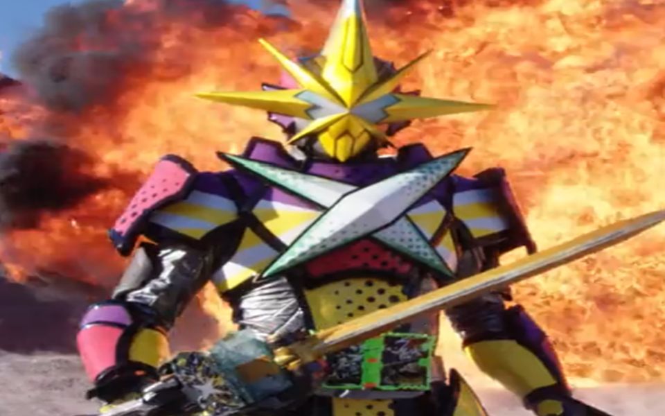 假面骑士圣刃第21集假面骑士最光强化形态登场x剑士