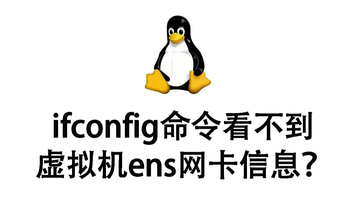 ifconfig命令看不到网卡信息?