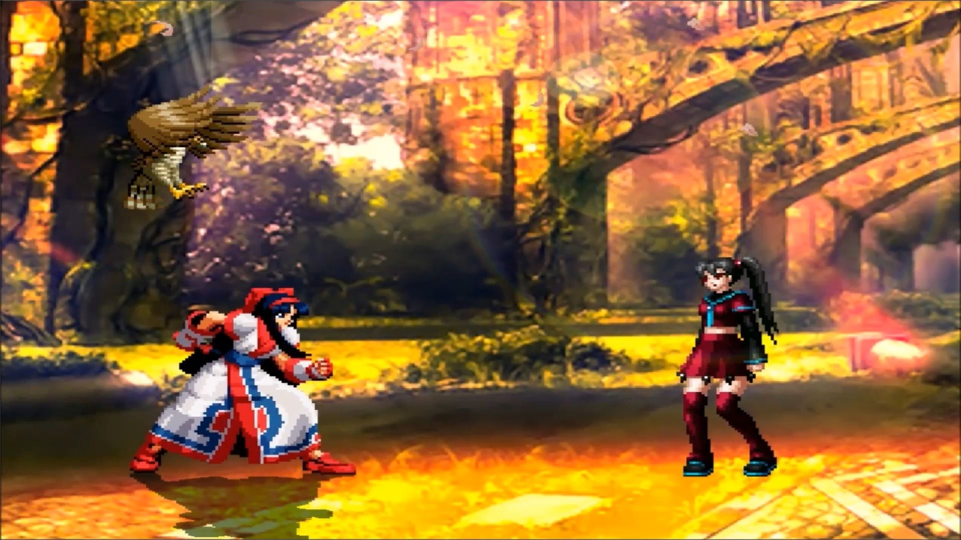 Nakoruru vs Miu Kurosaki [MUGEN BATTLE]