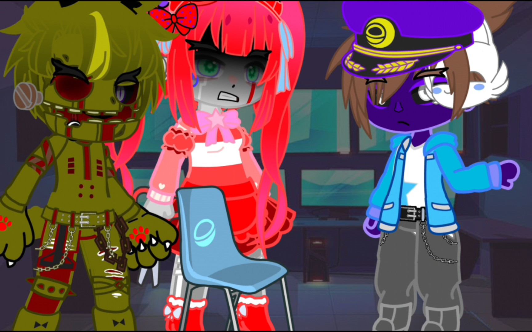 (gacha_nox / fnaf)用gacha(加查)还原"fnaf6结局"