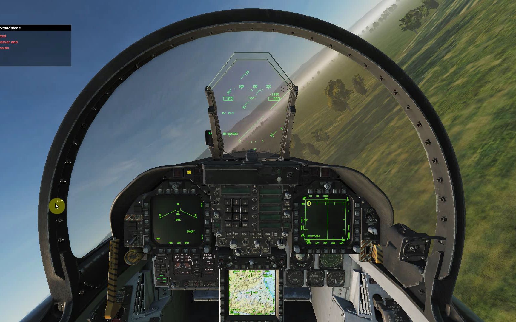 dcsworld水f18大黄蜂超无聊的完整冷仓启动