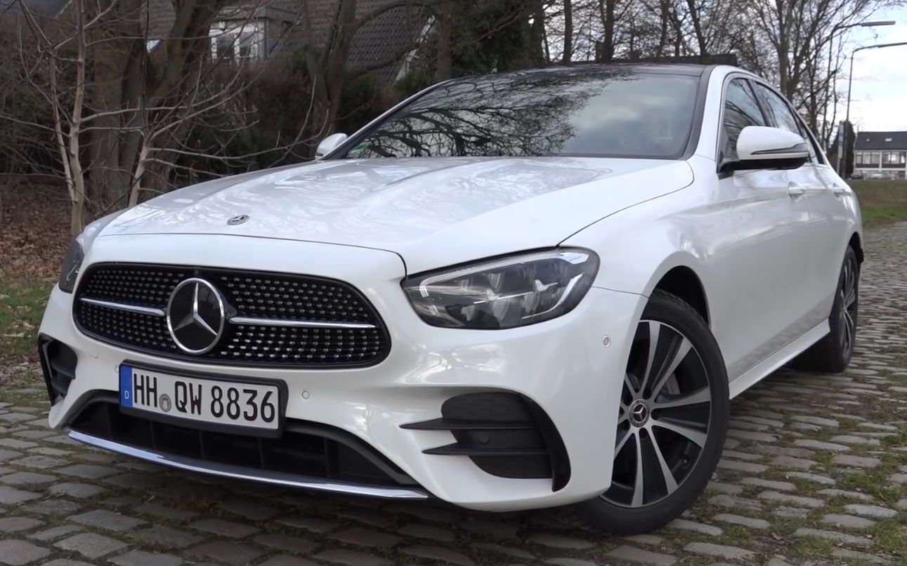 奔驰w213e级e400d2022款外观内饰细节