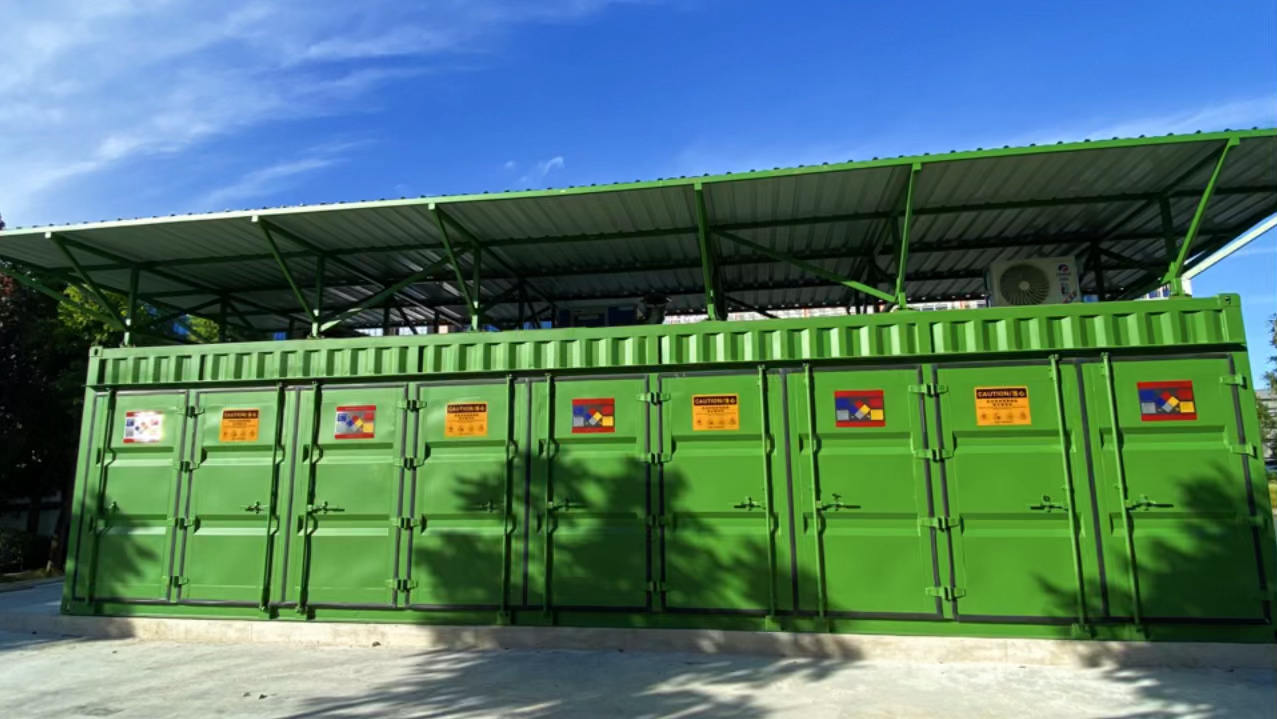 宁波某大型高科技上市企业选择我司危化品防爆集装箱