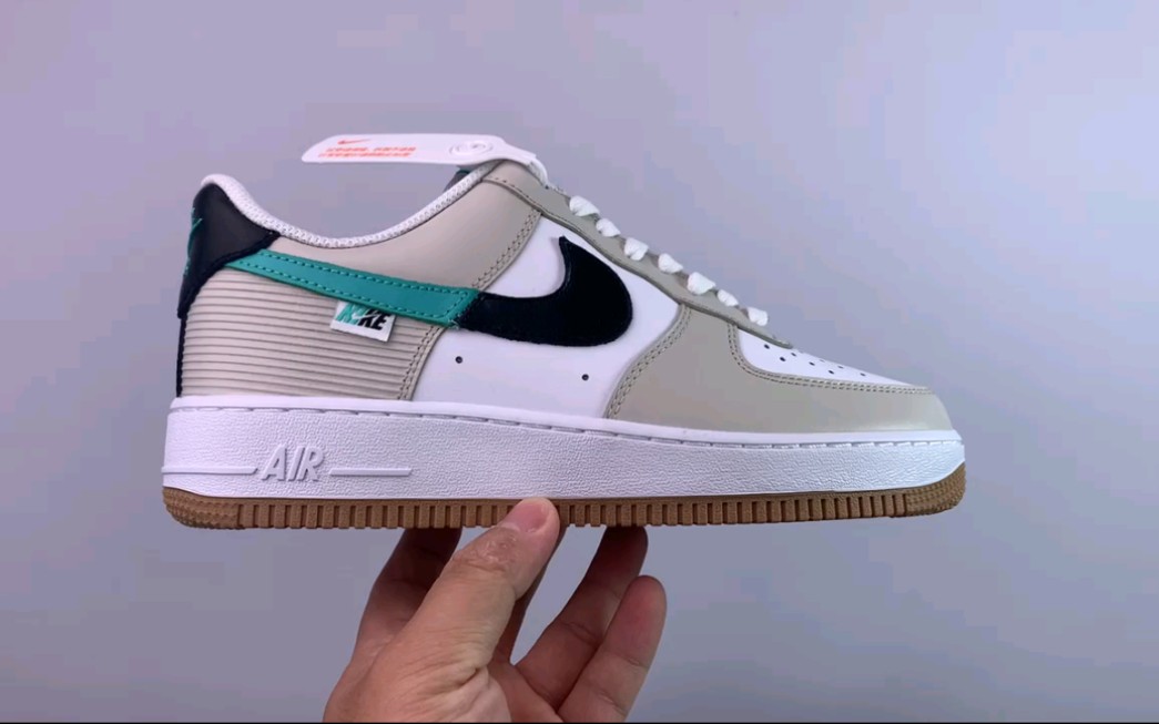 【大山制造】k05l3 nike air force 1 low 黑绿断勾 空军一号低帮运动